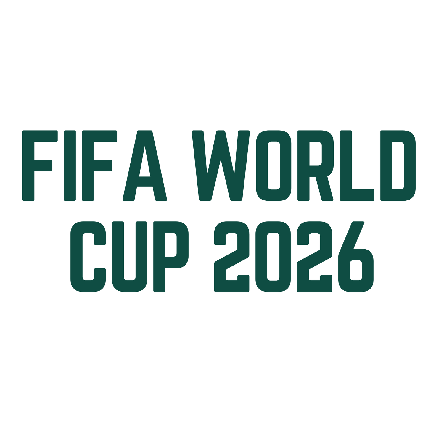 FIFA WORLD CUP 2026