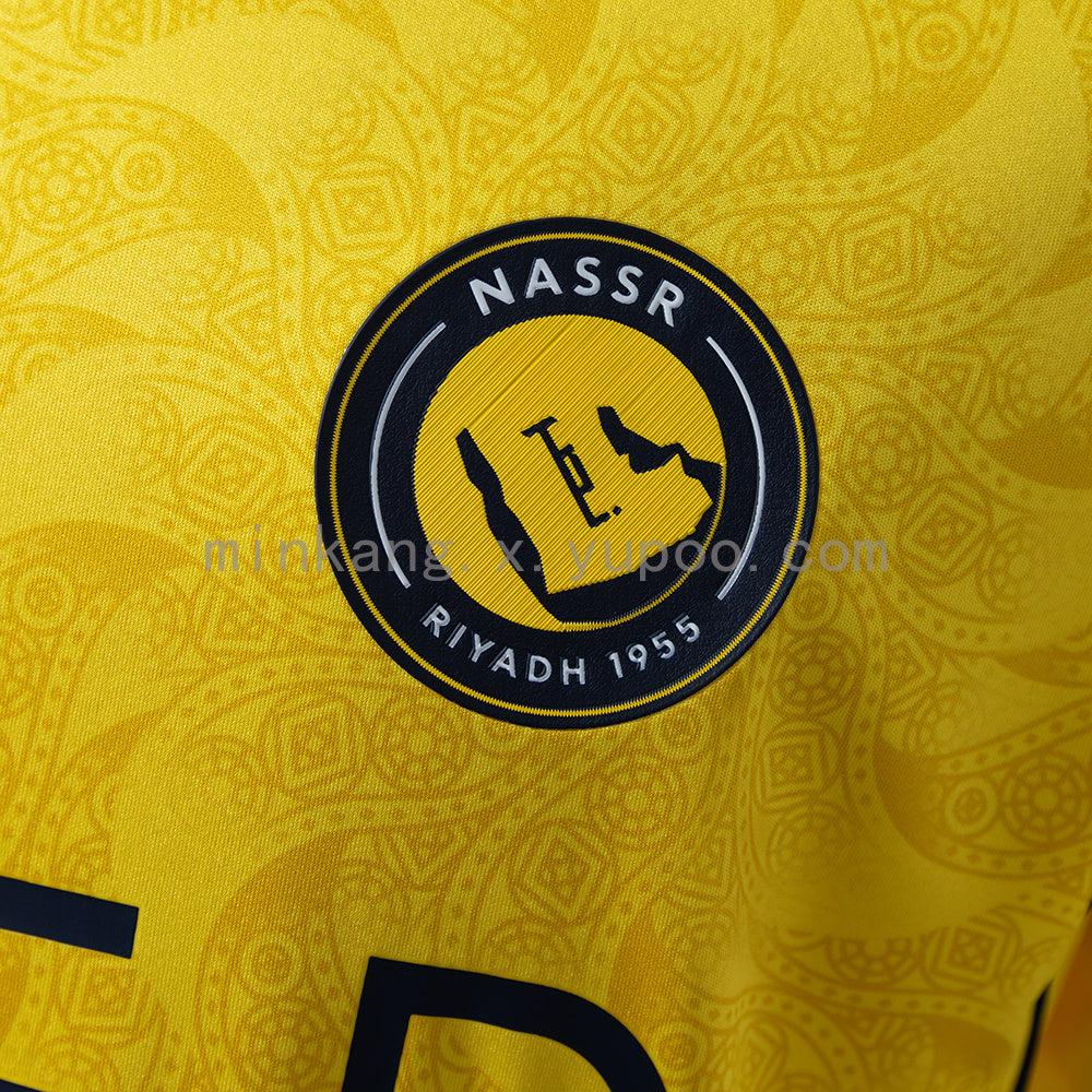 Al-Nassr 2025-26 home Player Version Jersey S-2XL | Short Sleeves