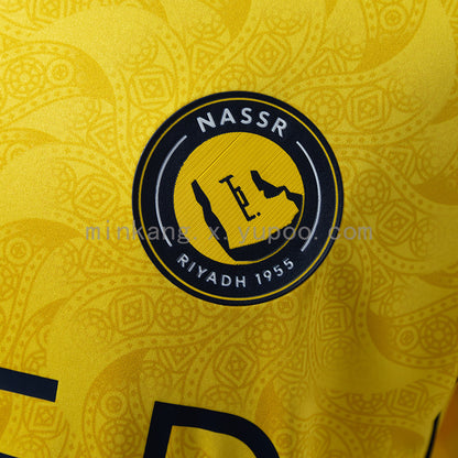 Al-Nassr 2025-26 home Player Version Jersey S-2XL | Short Sleeves