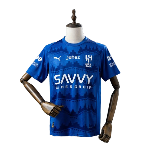 Al Hilal 2025-26 Home Player Version Jersey S-2XL | Short Sleeves