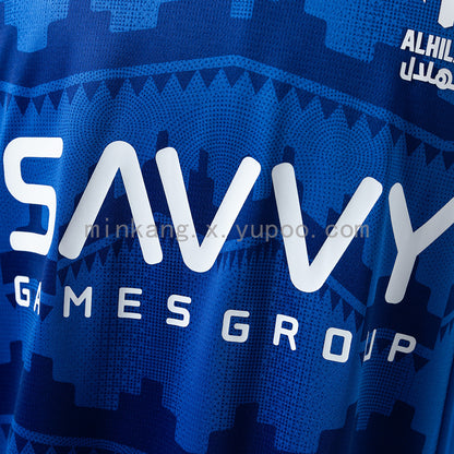 Al Hilal 2025-26 Home Player Version Jersey S-2XL | Short Sleeves