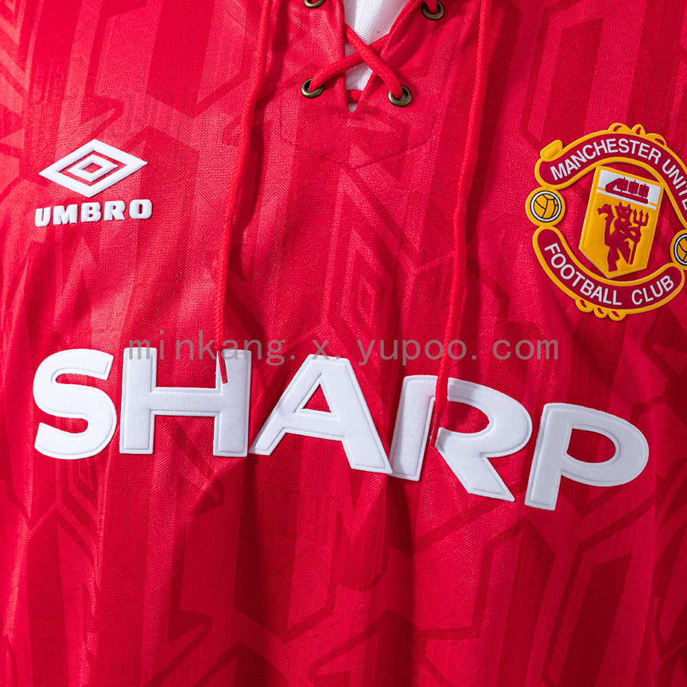 Manchester United Retro 1992/94 home Jersey S-2XL | Short Sleeves