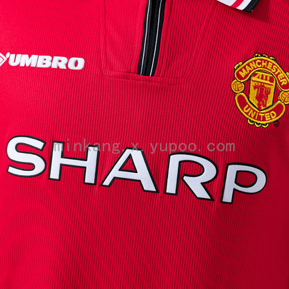 Manchester United Retro 1998/99 Home S-2XL | Short Sleeves