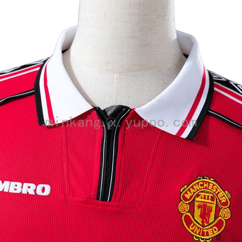Manchester United Retro 1998/99 Home S-2XL | Short Sleeves